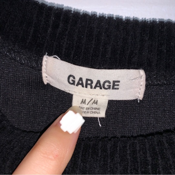 GARAGE crewneck crop sweatshirt - Picture 4 of 6